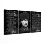 Atatürk Glass Wall Art