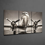 Plane Mega Glass Wall Art