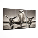 Plane Mega Glass Wall Art