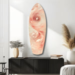Pinky Swirl Glass Wall Art