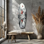 Street Basketball Glass Wall Art