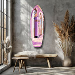 Vintage Melody Box Glass Wall Art
