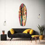 Camouflaged Tiger Glass Wall Art
