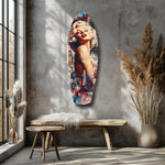 Blonde Silver-Screen Icon Glass Wall Art