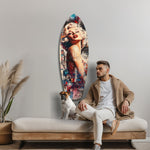 Blonde Silver-Screen Icon Glass Wall Art