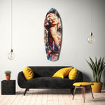 Blonde Silver-Screen Icon Glass Wall Art