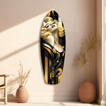 Blonde Silver-Screen Icon Glass Wall Art