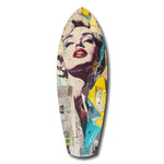 Blonde Silver-Screen Icon Glass Wall Art