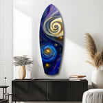 Kinetic Cosmos Glass Wall Art