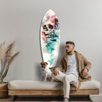 Miami Heat Glass Wall Art