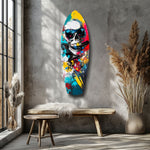 Street Soul Graffiti Skulls Glass Wall Art