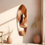Listening the Waves Glass Wall Art