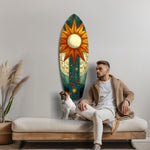 Radiant Horizon Glass Wall Art