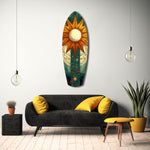 Radiant Horizon Glass Wall Art