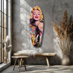 Blonde Silver-Screen Icon Glass Wall Art