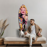 Blonde Silver-Screen Icon Glass Wall Art