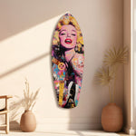 Blonde Silver-Screen Icon Glass Wall Art