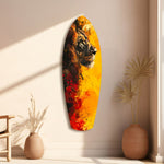 Lion Pride V2 Glass Wall Art