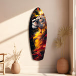 Lion Pride V4 Glass Wall Art