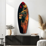 Lion Pride V5 Glass Wall Art