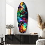 Kinetic Cosmos Glass Wall Art