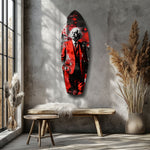 Wild-Haired Genius Mood V2 Glass Wall Art