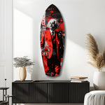 Wild-Haired Genius Mood V2 Glass Wall Art