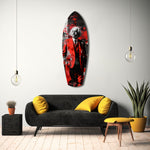 Wild-Haired Genius Mood V2 Glass Wall Art