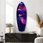 Colorful Lips V8 Glass Wall Art