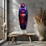 Colorful Lips V10 Glass Wall Art