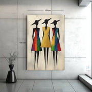 Kracht van Vrouwen Canvas Schilderij