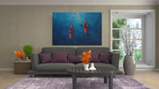 Stilte van de Zee Canvas Schilderij