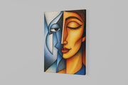 Vrouwelijke harmonie Canvas Schilderij