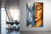 Vrouwelijke harmonie Canvas Schilderij