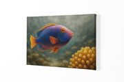 Koraalrif en Vis Canvas Schilderij