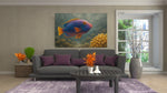 Koraalrif en Vis Canvas Schilderij