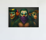Street Art Apen Canvas Schilderij