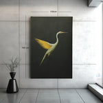 Reiger Vogel Canvas Schilderij