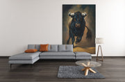 Sterke Stier Canvas Schilderij