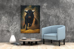 Sterke Stier Canvas Schilderij