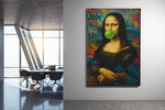 Mona Lisa Street Art Canvas Schilderij