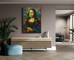 Mona Lisa Street Art Canvas Schilderij