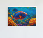 Kleurrijke Zee Vis Canvas Schilderij