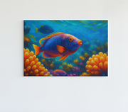 Kleurrijke Zee Vis Canvas Schilderij