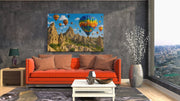 Luchtballonnen Cappadocië Canvas Schilderij