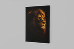 Gouden Leeuw Canvas Schilderij