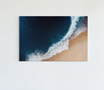 Strand en golven Canvas Schilderij