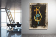 Islamitische kalligrafie Canvas Schilderij