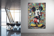 Urban Art Cartoon Karakter Canvas Schilderij