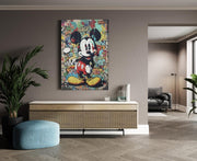 Urban Art Cartoon Karakter Canvas Schilderij